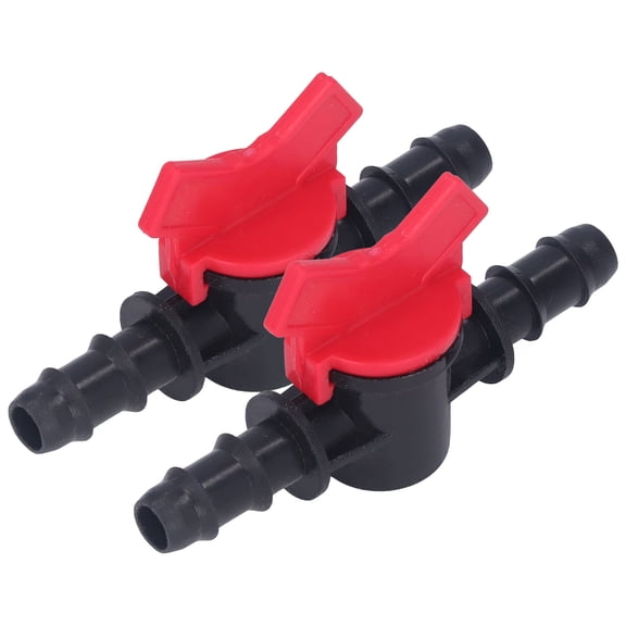 M Buder 2Pcs Flow Control Valve Water Stop Controller Regulator ABS Switch Accessory Set Kit 12mm / 0.47in Industrial Plumbing System Hardware Supplies[cite: 1]