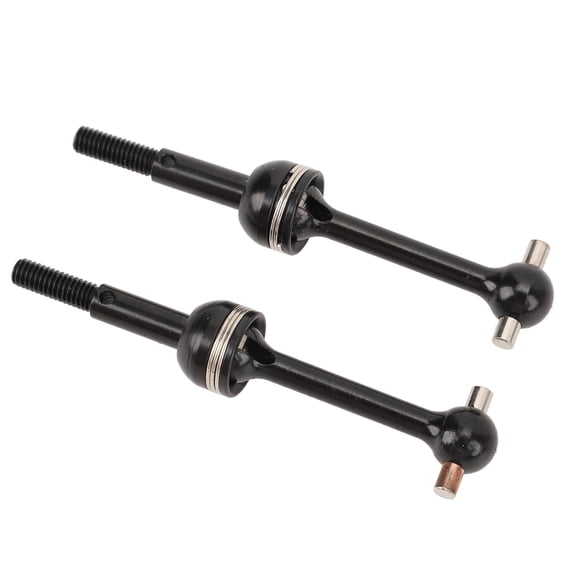M Buder 2Pcs RC CVD Drive Shaft Replacement Hard Steel Front and Rear Universal CVD Drive Shaft for Tamiya TT02 TT01 TT01D TT01E 1:10 Scale Radio Control Cars Accessories (3.94 inches / 10 cm)