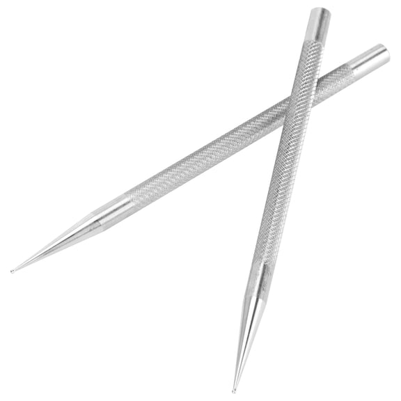 M Buder 2Pcs Stainless Steel Leather Scriber Pen Marking & Tracing Tool for DIY Leathercraft Sewing Crafting Projects Assorted Usage Highly Durable (4.6 inches / 118 mm Length)