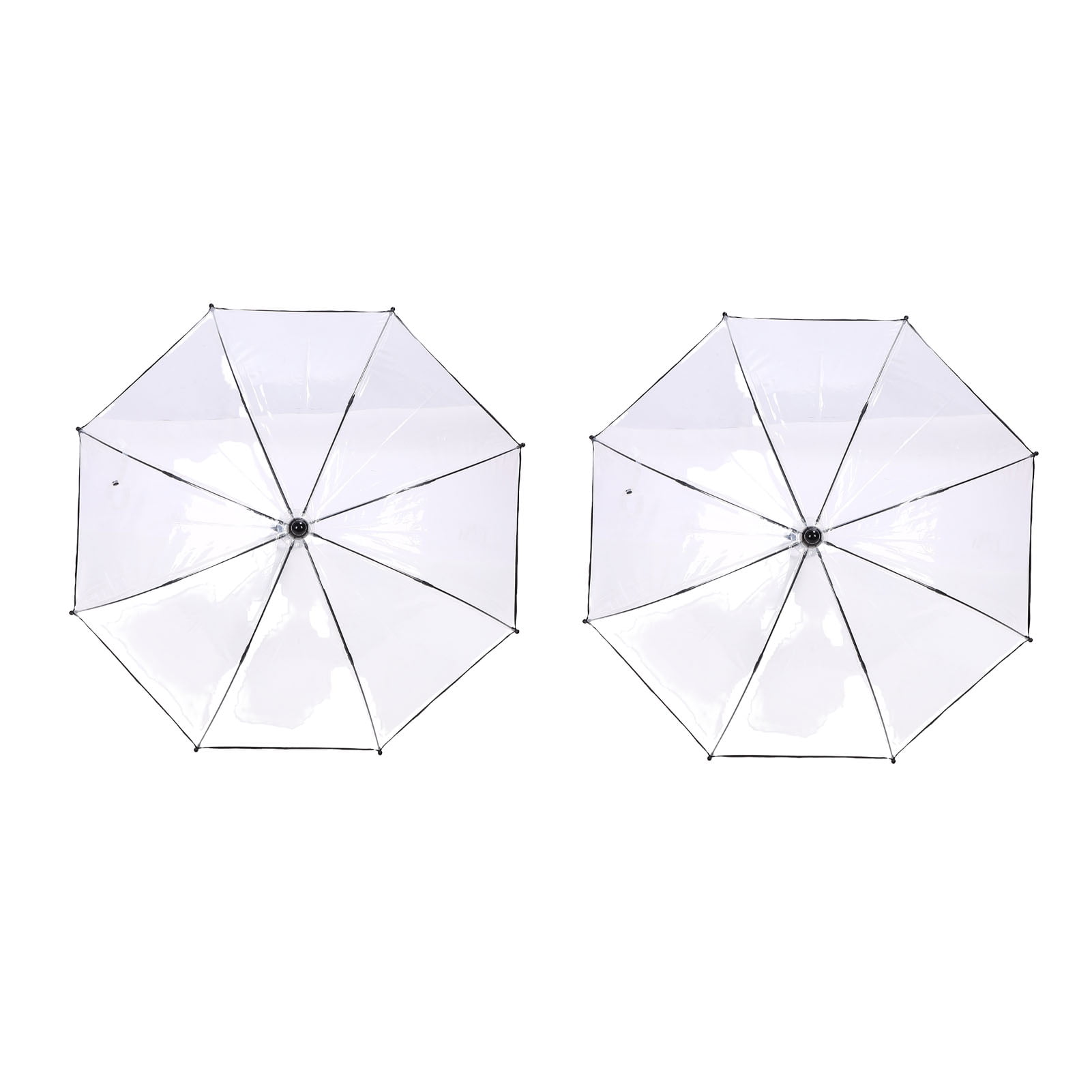M Buder 2Pcs Transparent Water Spraying Umbrella Set Pull Out Outdoor Water Blaster for Teens and Adults Summer Play