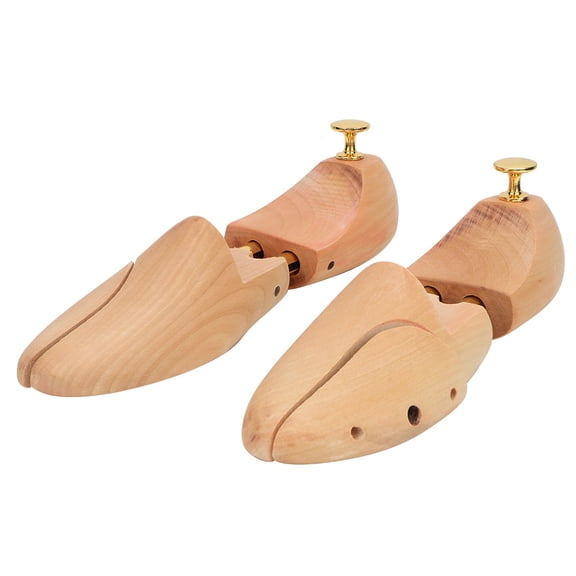 M Buder 2Pcs Wood Anti Deformation Anti Wrinkle Adjustable Shoe Tree Keeper, Size 45-46 (10 inches / 25.4 cm)