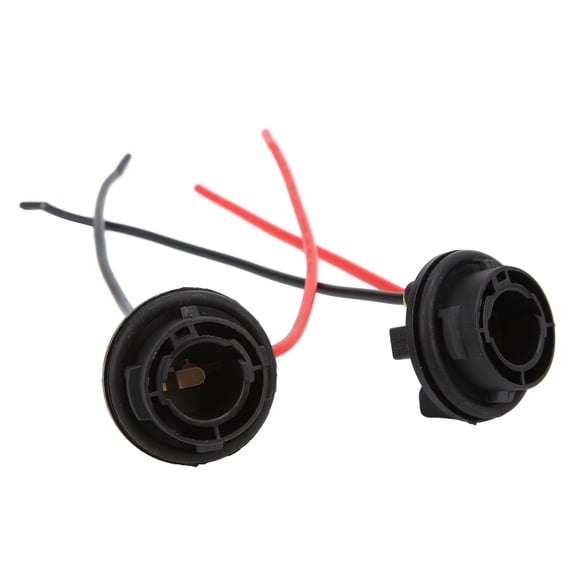 M Buder 2pcs 1156P LED Bulb Connector Female 150 Turn Signal Socket Wire Harness, 12V 50W Heat Corrosion Resistant Replacement Pigtail for Automobile Boat (4.7 inches / 12 cm)