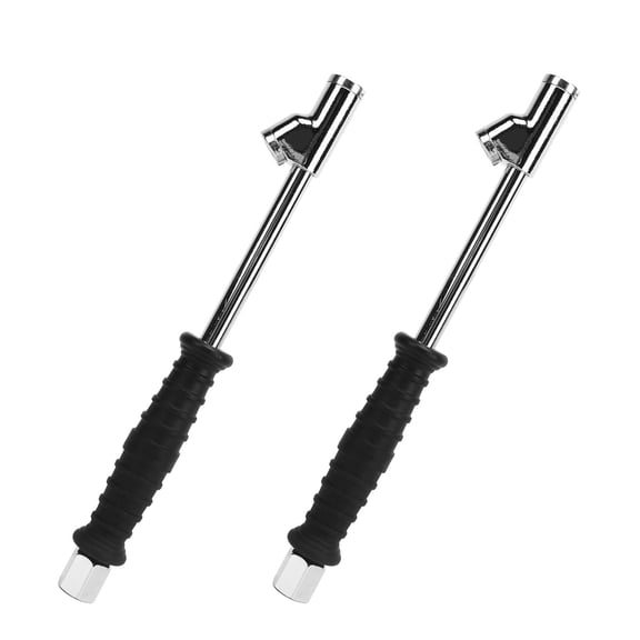 M Buder 2pcs Car Tire Inflatable Rod 1/4 Inch Double Head Truck Tire Chuck Compatible with Air Pump Inflator Accessories