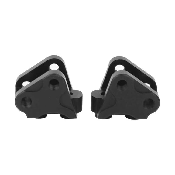 M Buder 2pcs Front Rear Lower Shock Linkage Link Mount Fit for SCX10-II AXIAL RC Car Black Replacement Part (4.33 inches / 11 cm) - Durable Aluminum Upgrade Accessories
