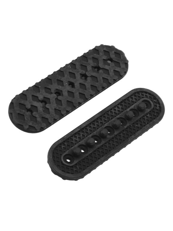 2pcs Snapback Strap Hat Extender with 7 Holes, Silicone Hat Cap Replacement Fasteners Buckle for Baseball Caps, Black (3.9 inches / 10 cm)