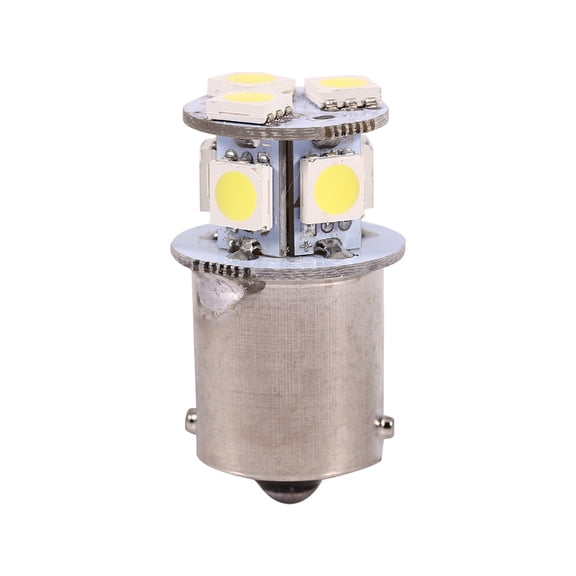 M Buder 2pcs White BA15S R5W 1156 5050 8SMD LED Car Brake Lights Bulbs