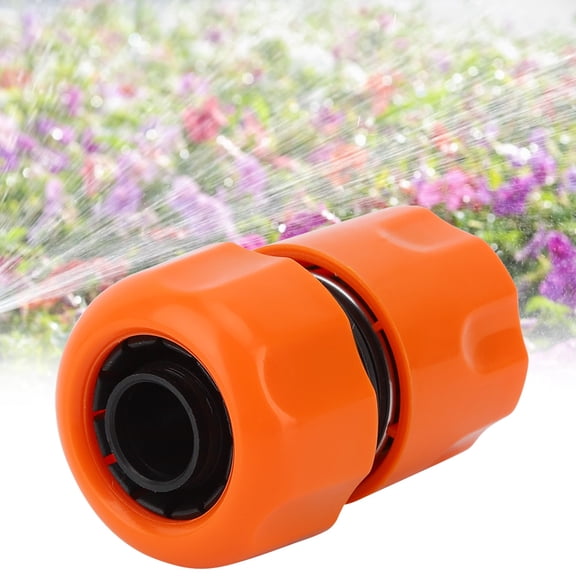 M Buder 3/4" Water Pipe Quick Water Connection Pipe Fittings Quick Water Stop Connector 2Pcs Universal ABS Hose Connector Set for Home Gardening Lawn Wash System (19mm / 0.74 inches)