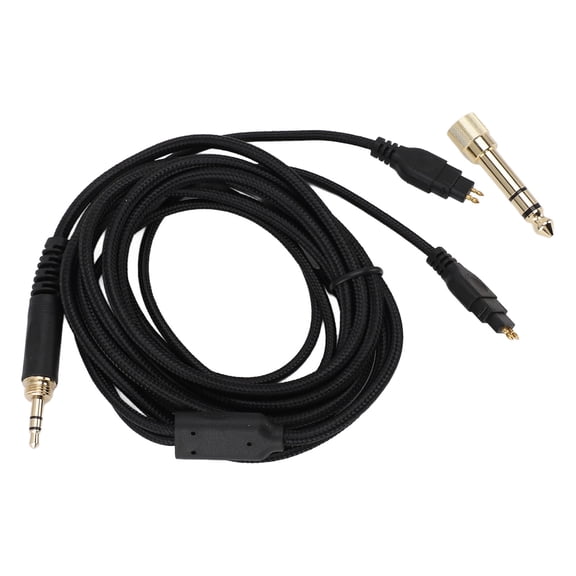 M Buder 3.5mm Headphone Cable 6.56FT PVC Audio Cord Replacement with 6.35mm Adapter Compatible with Sennheiser HD580 HD600 HD650 HD660S HD6XX Gaming Headset
