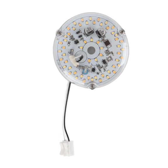 M Buder 3.93 inch / 10 cm LED Ceiling Fan Light Kit AC 120V 18W 2000LM Dimmable Retrofit Panel Replacement 3 Color Temperature