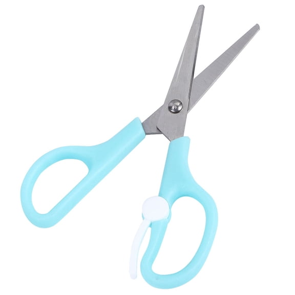 M Buder 3‑Color Portable Stainless Steel Food & Vegetable Scissors – High‑Quality Ceramic Blade, Slip‑Resistant PP Handle, Safe Oblique Cutting, Easy‑Carry Scabbard