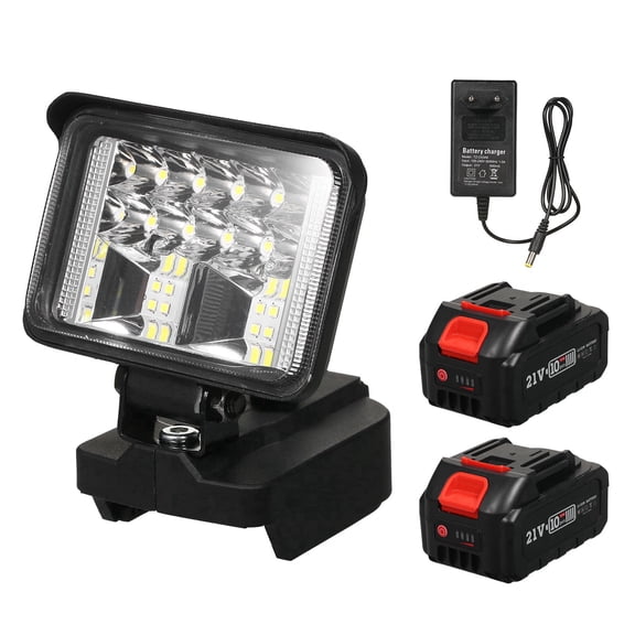 M Buder 3 Inch LED Work Light for 21V Lithium Batteries Super Bright Outdoor Worklight 120 Degree Rotatable Handheld Flashlight Emergency Camp Lamp 4.33x3.07x7.28 inches / 11.0x7.8x18.5 cm
