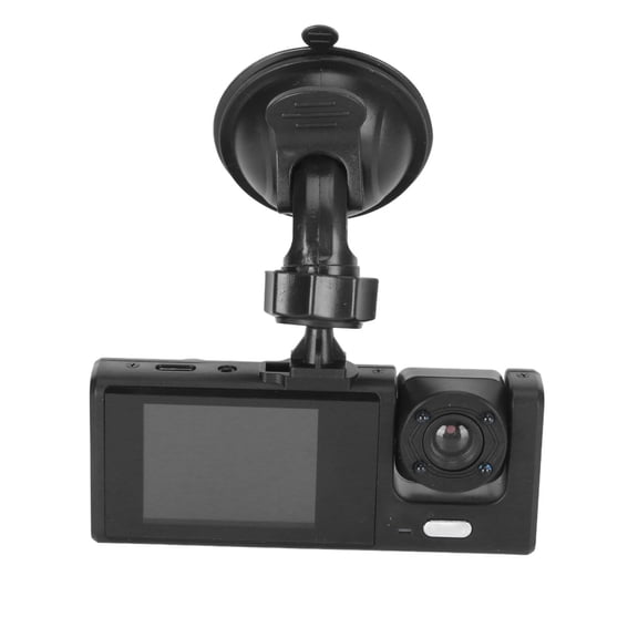 M Buder 3 Lens Dash Camera Car Driving Recorder 1080P HD 2.0-inch LCD Screen with IR Night Vision Loop Recording G-Sensor Parking Monitor Emergency Saving Backup Camera for Cars