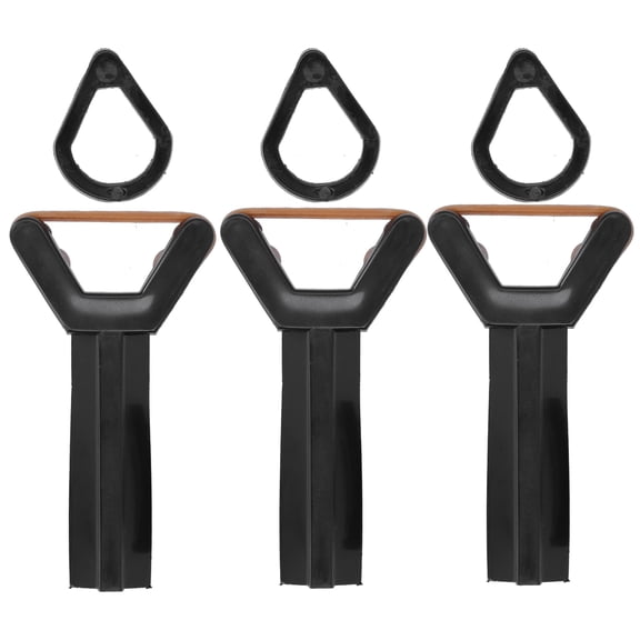 M Buder 3 Set Snooker Billiard Pool Cue Tip Clamp Suppressor Elastic Rubber Fastener Repair Tool for Pool Cue Care, Portable Billiard Accessories, Essential Snooker Maintenance Kit