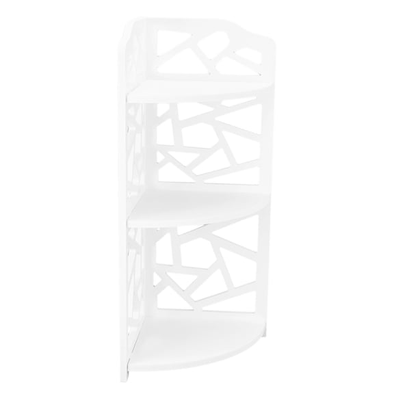 M Buder 3 Tier Small Corner Shelves Plant Standing Rack Bathroom Bedroom Organizer