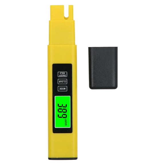 M Buder 3-in-1 Digital Water Quality Tester Pen TDS EC Temperature Meter 0-9990 PPM LCD Display for Drinking Water Pools Aquariums (7.87 inches / 20 cm)