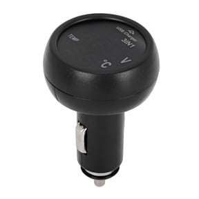 M Buder 3 in 1 Multifunctional Car Auto 12V/24V Digital LED Voltmeter Thermometer USB Charger[cite: 1]