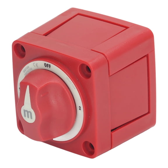 M Buder 300A Battery Disconnect Switch 3 Post 4 Gear Power On Off Isolator for RV Marine Automotive Vehicle Boats 32V
