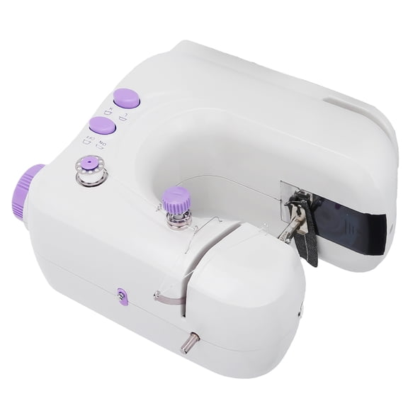 M Buder 306A Portable Sewing Machine Heavy Duty Electric Mini Embroidery Craft Mending Tool Dual Speed Foot Pedal Control Design for Beginners and Professionals 11.4x9.8x5.9 inches / 29x25x15 cm