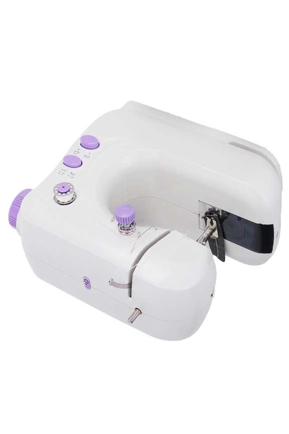 306A Portable Sewing Machine Heavy Duty Electric Mini Embroidery Craft Mending Tool Dual Speed Foot Pedal Control Design for Beginners and Professionals 11.4x9.8x5.9 inches / 29x25x15 cm