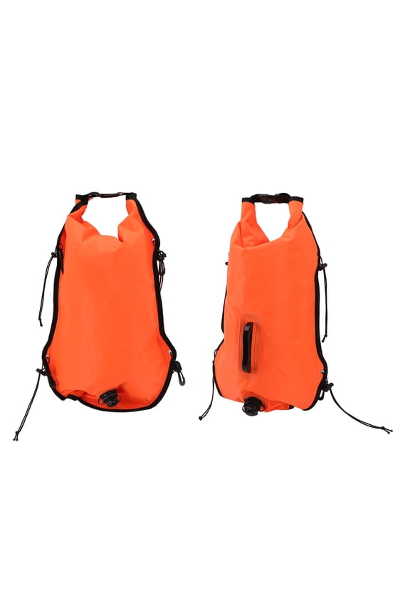 30L Swim Buoy Dry Bag, Waterproof Float Gear for Surfing, Paddleboarding, Rafting & Swimming, PU Material Safety Floatation Device Storage Pouch, 21.65 inches / 55 cm Height, Multicolor