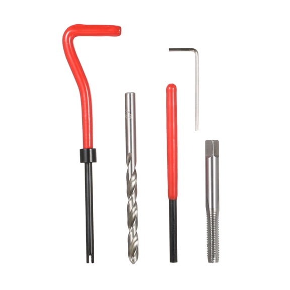 M Buder 30Pcs Metric Thread Repair Insert Kit M6 x 1.0 Helicoil Car Pro Coil Tool Automotive Specialty Tool For Engine Repair And Maintenance Universal Fitment (8.27 in / 21 cm)