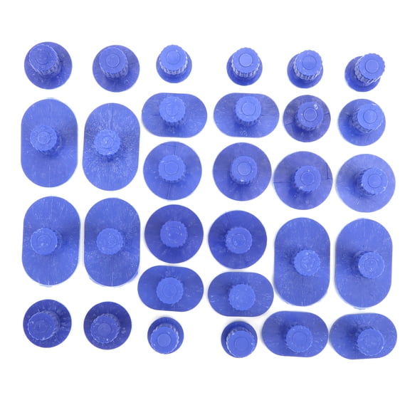 M Buder 30Pcs Paintless Car Body Dent Pulling Tabs, Auto Damage Removal Repair Tool Kit for Car SUV Truck (5.51 in / 14 cm)