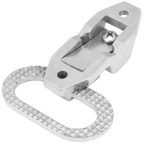 M Buder 316 Stainless Steel Hardware Accessories Foot Rest Yacht Ship Pedal 151mm (5.94 inches / 15.1 cm)