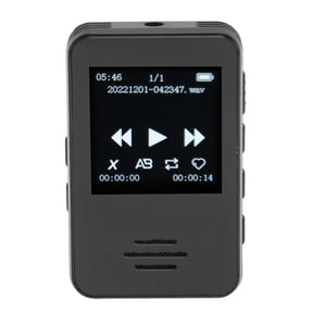 M Buder 32GB 1.33 Inch Digital Voice Recorder IPS High Definition Portable Bluetooth 5.2 MP3 Player with Built-in Battery Voice Recorder for Windows OS X