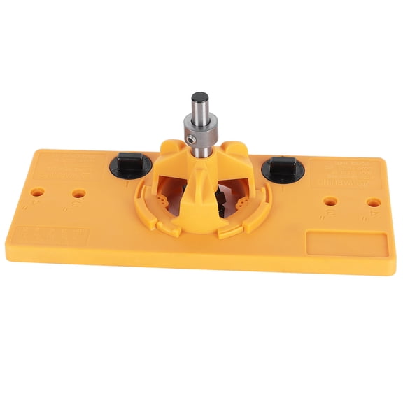 M Buder 35mm Woodworking Hinge Hole Opener Drill Jig, ABS Punch Locator Positioning Plate Tool, Adjustable Door Hinge Installation Template, 6-Piece Set for Cabinetry & Carpentry DIY (1.4 Inches)