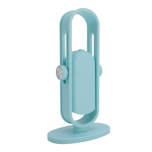 M Buder 360 Degree Rotation Mini Desk Lamp with USB Charging Port, 250mAh Battery LED Adjustable Table Light for Bedroom and Office Blue (6.3 inches / 16.0 cm)