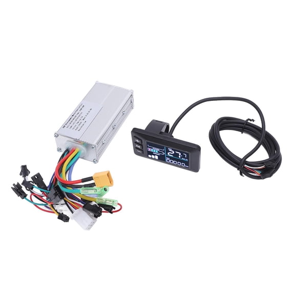 M Buder 36V 48V 60V 450W 500W Sine Wave Brushless Motor Controller Kit with G51 LCD Display Panel for Electric Bicycle Conversion Replacement Upgrading (8.66 inches / 22 cm)