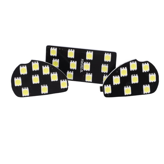 M Buder 3Pcs Car Interior Reading Lights Dome Light 30 LEDs 12V White Auto Panel Lamp Replacement for Ford Focus MK2 2007-2014 2.0L