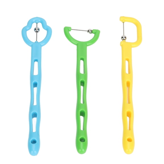 M Buder 3Pcs Tongue Tip Exercise Tool Children Adults Oral Muscle Training Device Trainer Set, 7.08 inches / 18 cm Length