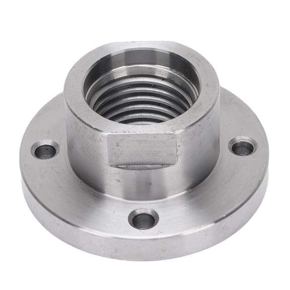 M Buder 3in Lathe Headstock Spindle Adapter 45# Steel M33 Thread Woodworking Faceplate Flange 1.30in Hole