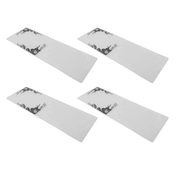 M Buder 4 Pcs Plastic Embossing Folders DIY Craft Template Molds for Scrapbooking Card Making Stamp Photo Album Decoration, 5.9x4.3 Inches / 15x11 cm