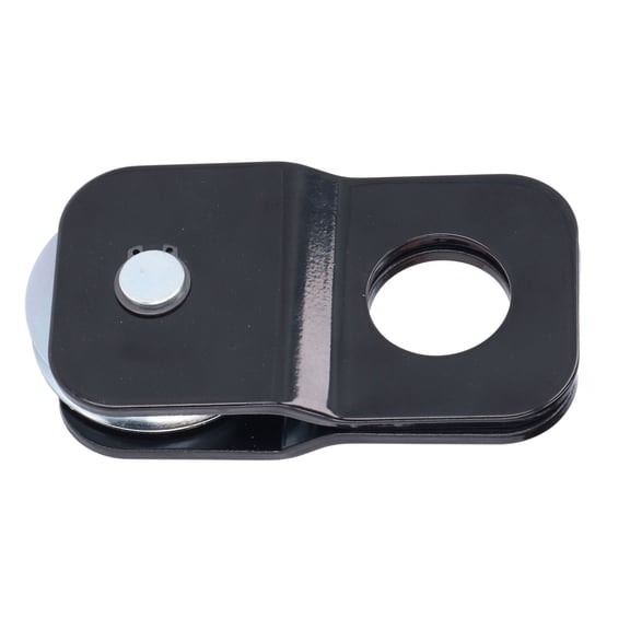 M Buder 4 Tons 8800lbs Load Capacity Winch Pulley Snatch Block High Tensile Strength Steel Black for Offroad Recovery