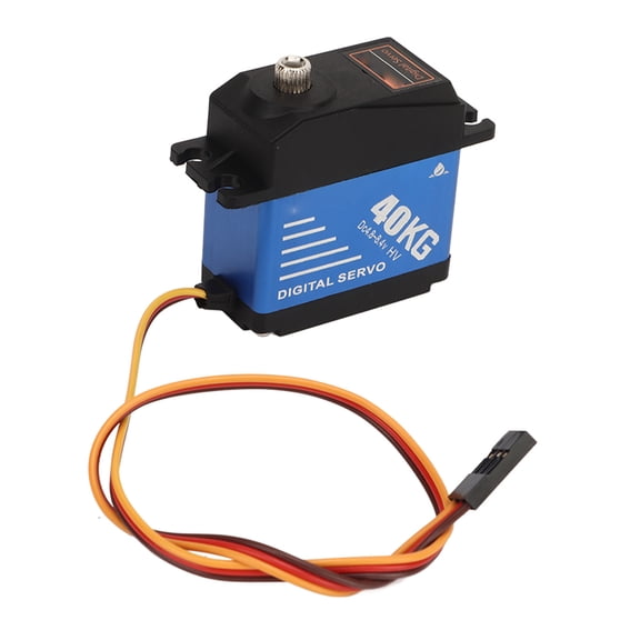 M Buder 40KG High Torque RC Servo Waterproof Digital Servo Motor with 25T Metal Servo Arm for 1/10 1/8 Scale RC Cars, Ships, and Robotics (2.1 x 1.8 inches / 54 x 46.5 mm)