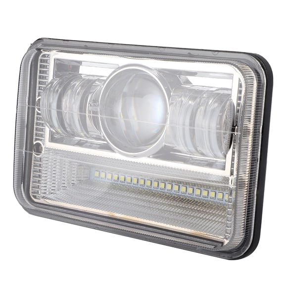 M Buder 40W H4 LED Working Light Square High Low Beam Spotlight 6000K Universal for Off Road SUV ATV Trucks
