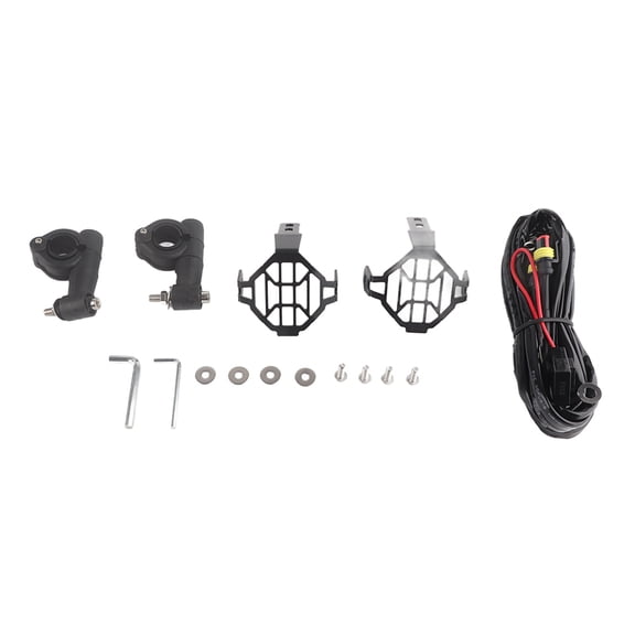 M Buder 40W Motorcycle Fog Lights LED Auxiliary Driving Lamp for BMW R1200GS Adv F800GS F700GS F650gs, 6000K Bright White Light, Waterproof Aluminum Casing (1 Pair)