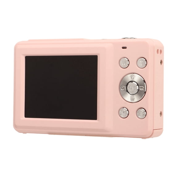 M Buder 44MP 1080P Compact Digital Camera for Photography Portable Pocket Camera 16X Digital Zoom 2.4 Inch IPS Screen, Pink