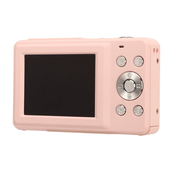 M Buder 44MP 1080P Compact Digital Camera for Photography Portable Pocket Camera 16X Digital Zoom 2.4 Inch IPS Screen, Pink