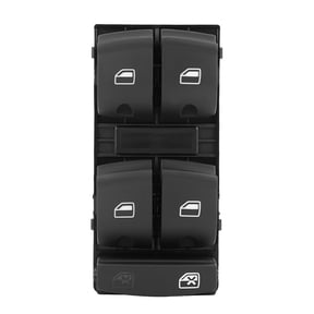 M Buder 4F0959851F Car Power Window Switch Control Button Master Replacement for Audi A3 S3 A6 S6 C6 Q7 RS6 Allroad High Durability ABS Plastic Black Driver Side Auto Accessory (3.74 in / 9.5 cm)