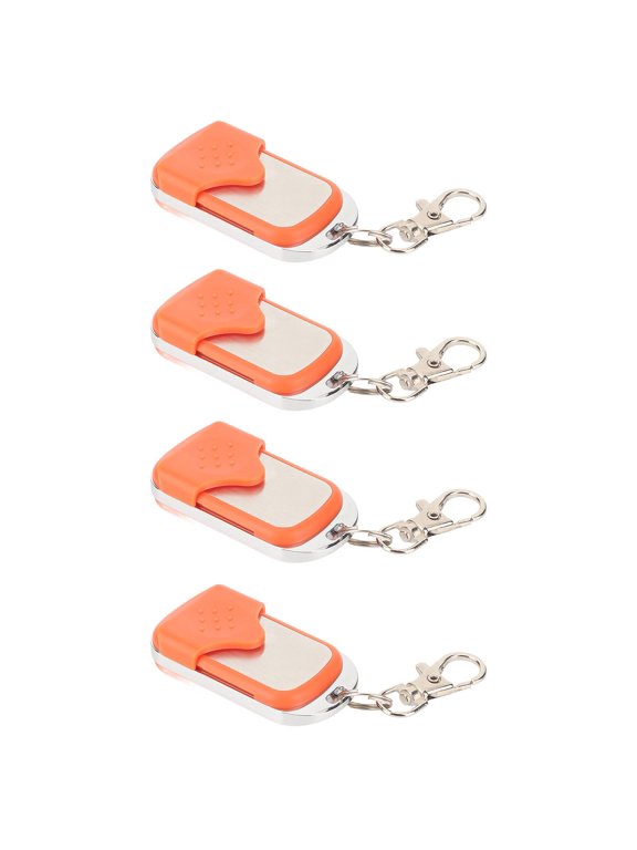 4PCS Automatic Door Remote Control 433.92MHz Gate Key Fob for Sliding Door (40m / 131.2ft Range), HCS301 Rolling Code Opener with Keychains, Excludes 27A Battery