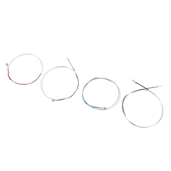 M Buder 4PCS Professional Violin String Replacement Stainless Steel Strings Set, Silver