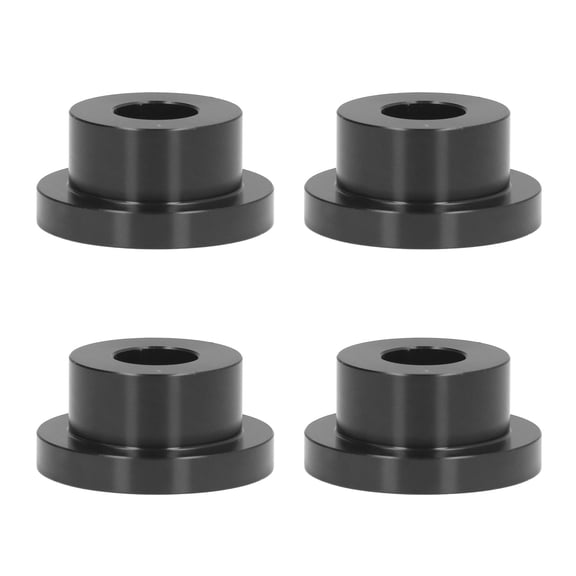 M Buder 4Pcs Billet Handlebar Riser Bushing Solid CNC T6 Aluminium Alloy Accessory Set Kit for FXR Black Compatible with Harley Softail Dyna Sportster 1984-2016 Replacement Parts 5.9 inches / 15 cm