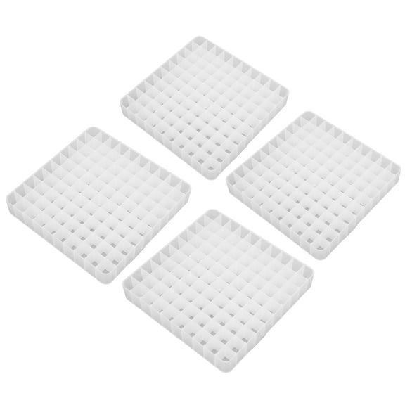 M Buder 4Pcs Foam Darts Storage Box Transparent Plastic Refill Dart Tray Container Shooting Accessory Storage Box for Darts Foam Darts Container Size 5.6 inches / 14.1 cm