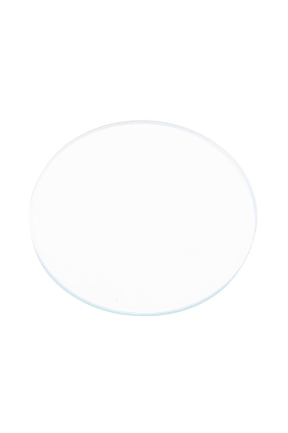 5 Pieces Round Flat Watch Crystal Lens Replacement, Clear Glass Watch Repair Parts, 38mm Diameter / 1.50 inches, 1mm Thick