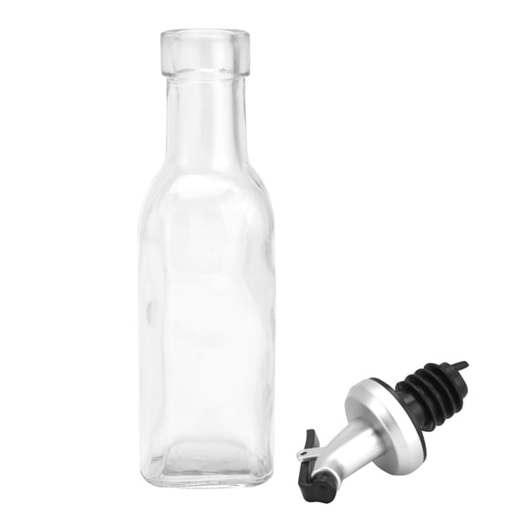 M Buder 5 oz Glass Oil Dispenser Bottle Leak-Proof Condiment Container for Kitchen Cooking Soy Sauce Vinegar (150ML / 5.07 fl oz)