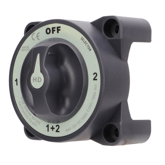 M Buder 500A Marine Battery Cut Off Switch Heavy Duty 4 Position Disconnect Switch for RV Boat