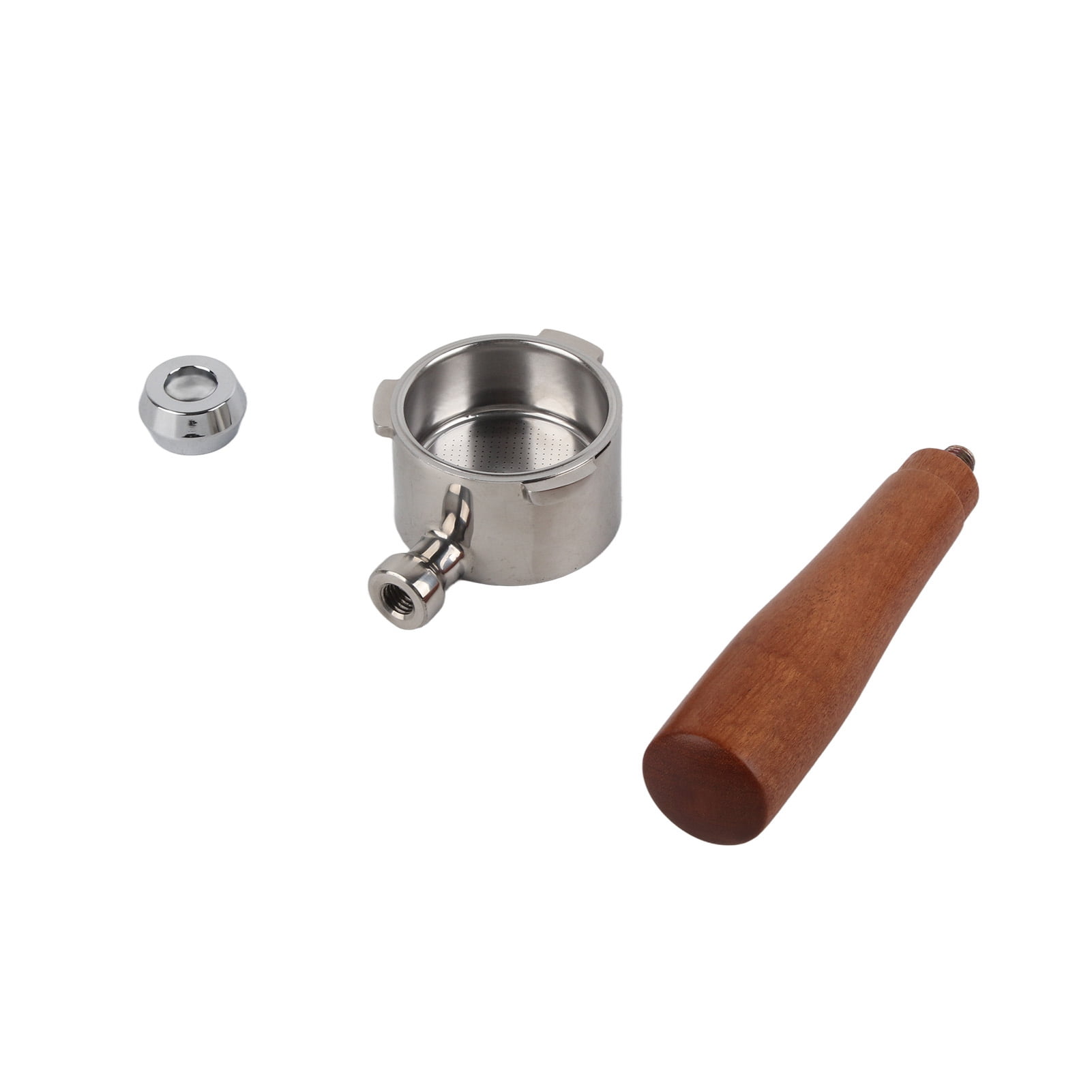 M Buder 51mm Bottomless Portafilter Zinc Alloy Coffee Filter Holder Replacement for DELONGHI ECP3420 ECP680 ECP685 Espresso Machine